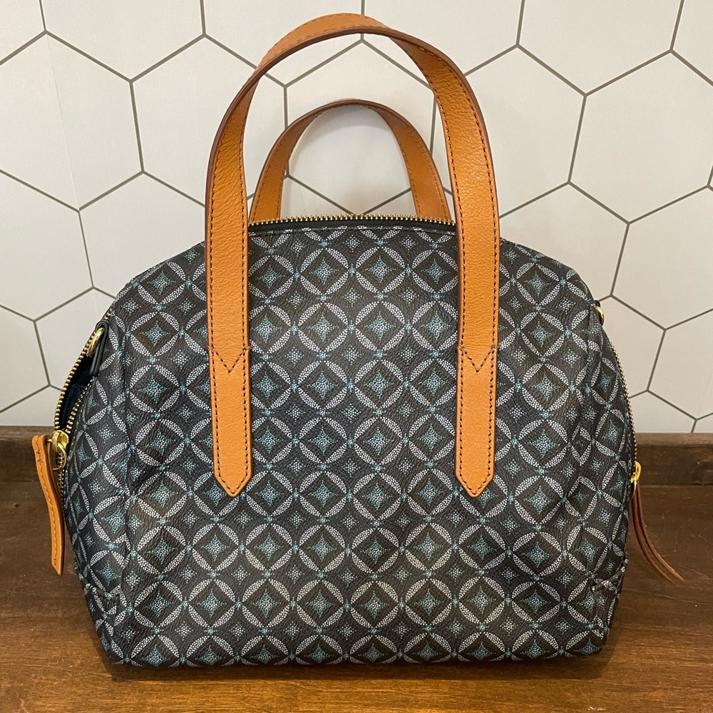 Blue Fossil Purse